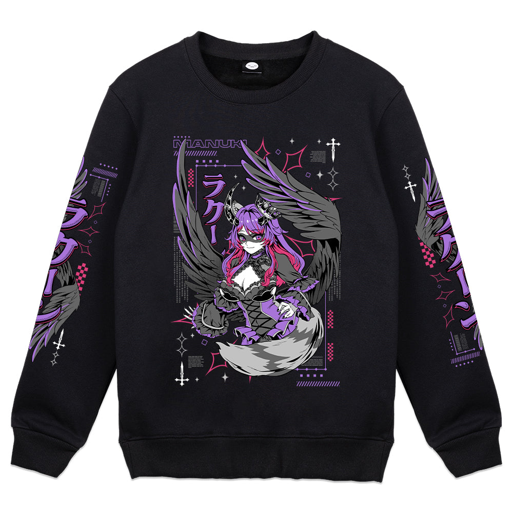 ManukiVT "Racoon Demon Queen" Crewneck