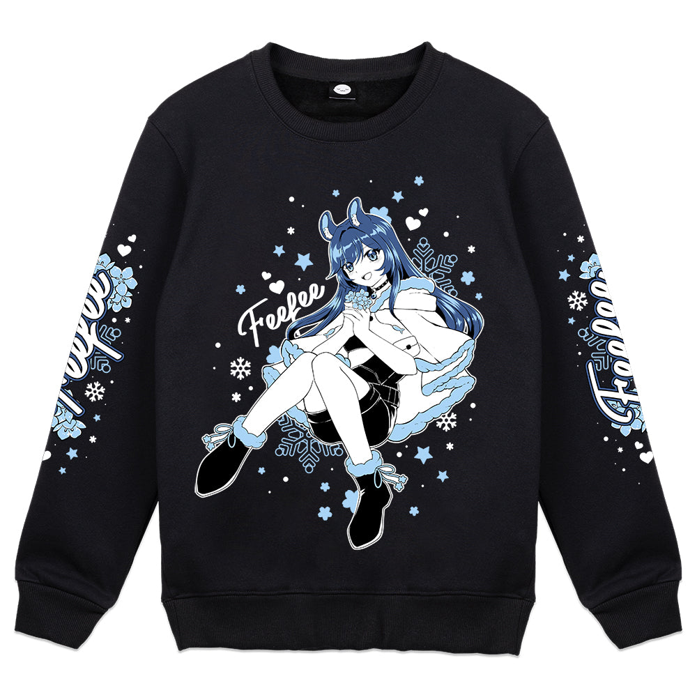 Feefee "Forget-Me-Nots" Crewneck