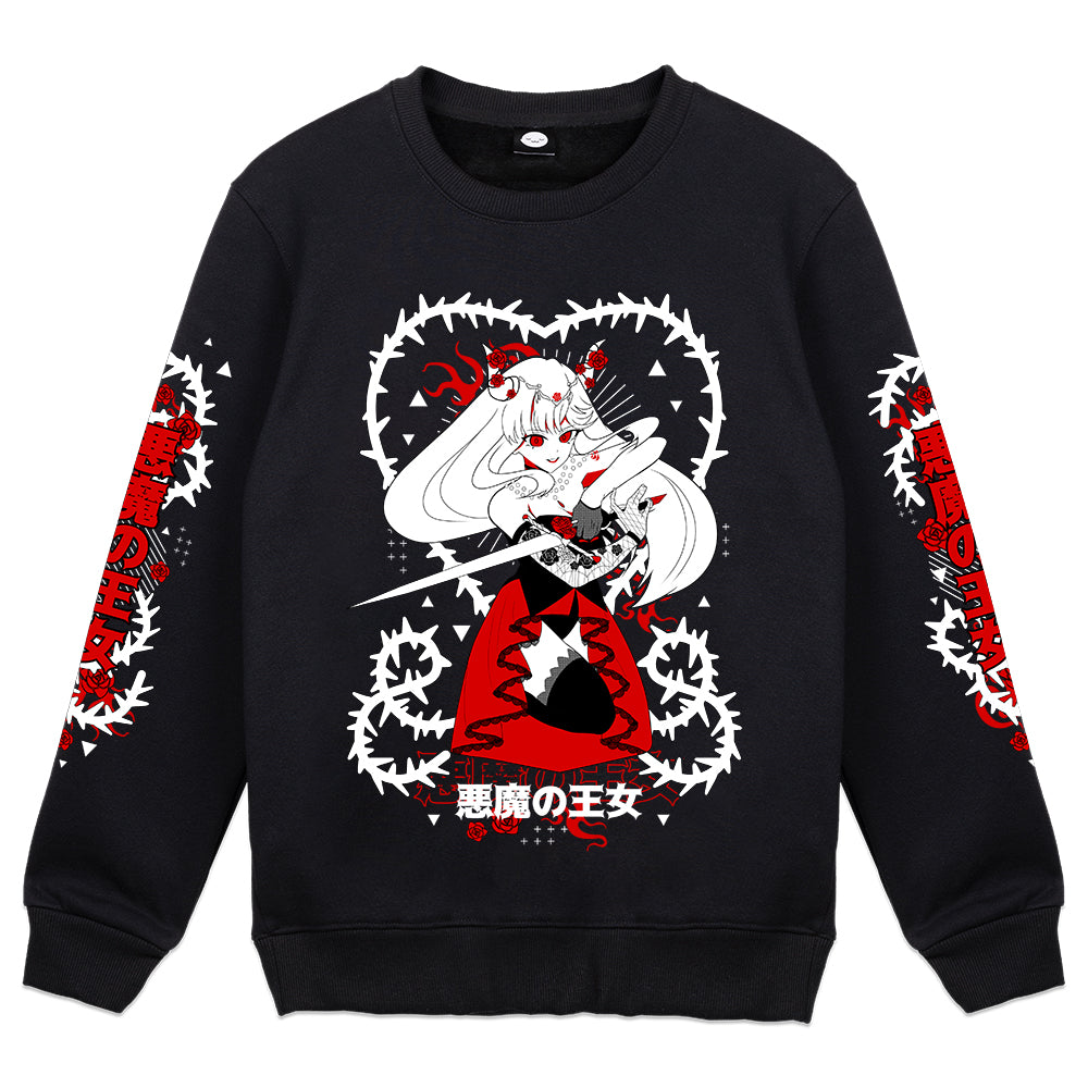 MelroseeVT Thorn and Rose Crewneck