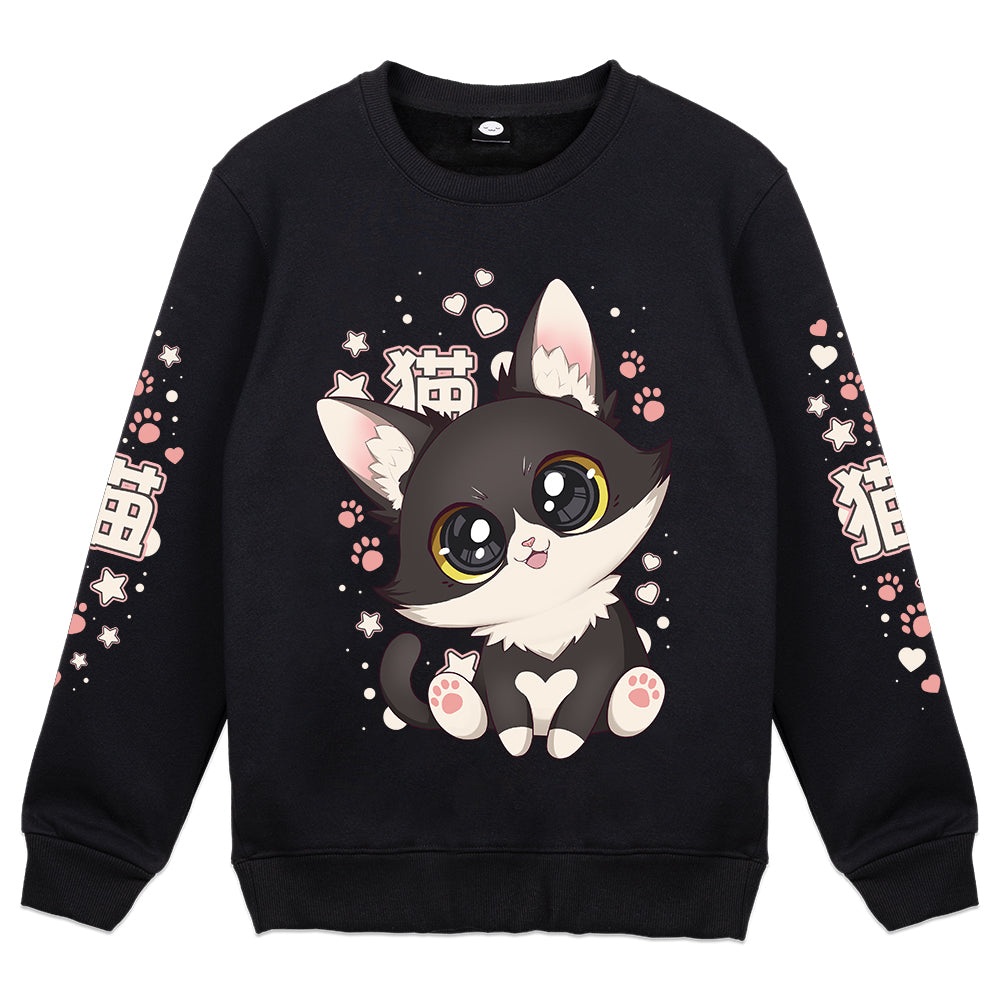 KiwiCat Big Eyes Crewneck
