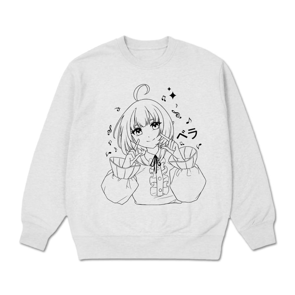 Thinkerbella Melody Crewneck (White)
