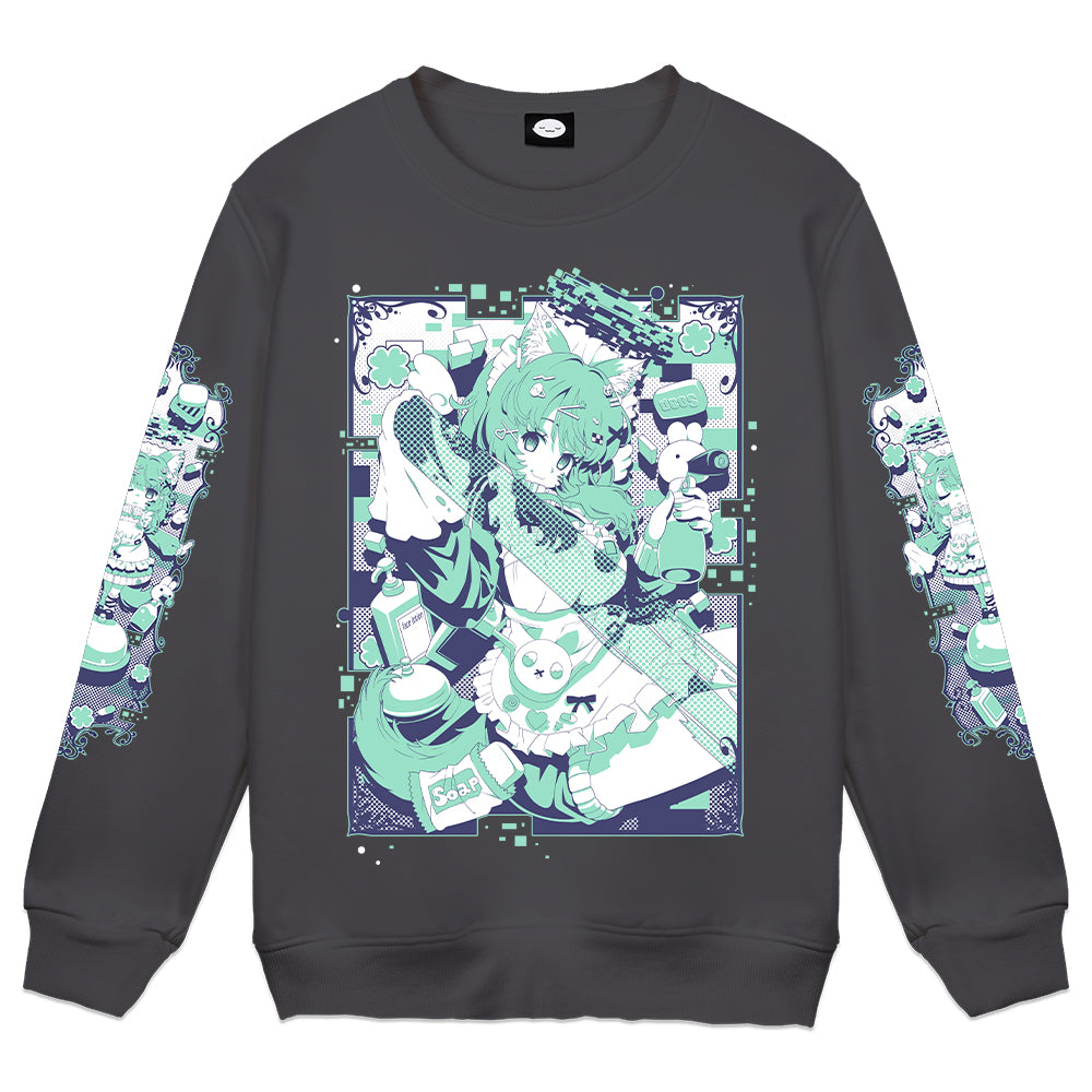 Digiko "Housekeeping V.2" Crewneck - Charcoal