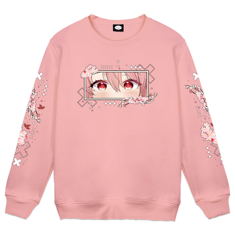 Hanami Momo "Sakura Blossom" Crewneck - Pink