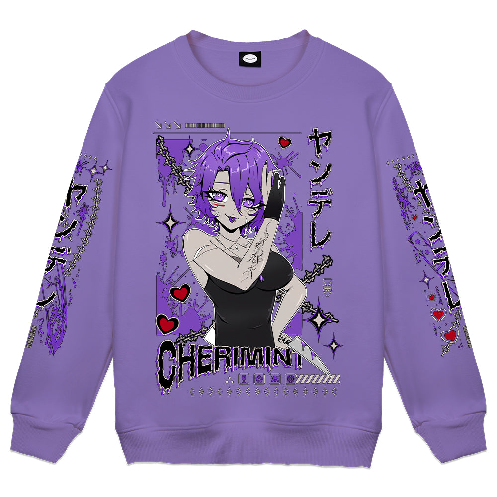 Cherimint "Knives Out" Crewneck - Purple