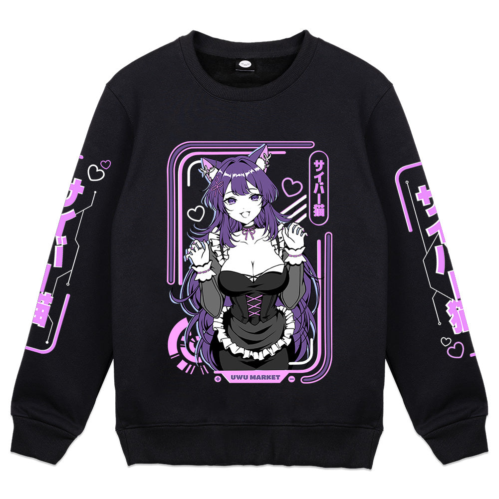justmaeko Cyber Love Crewneck