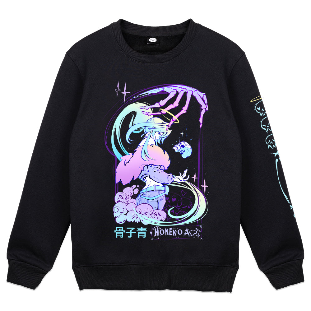 HonekoAo Skull and Bones Crewneck