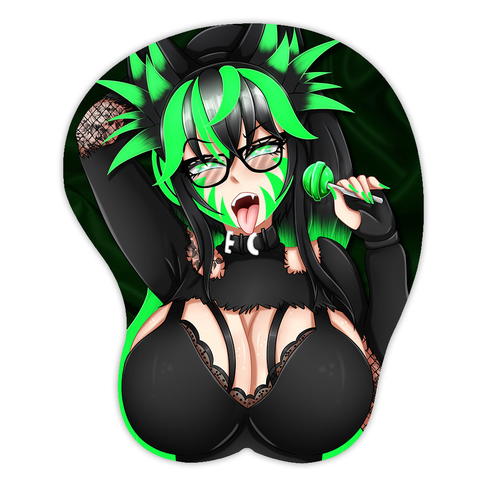 CuteAshhx Fox Girl 3D Mousepad