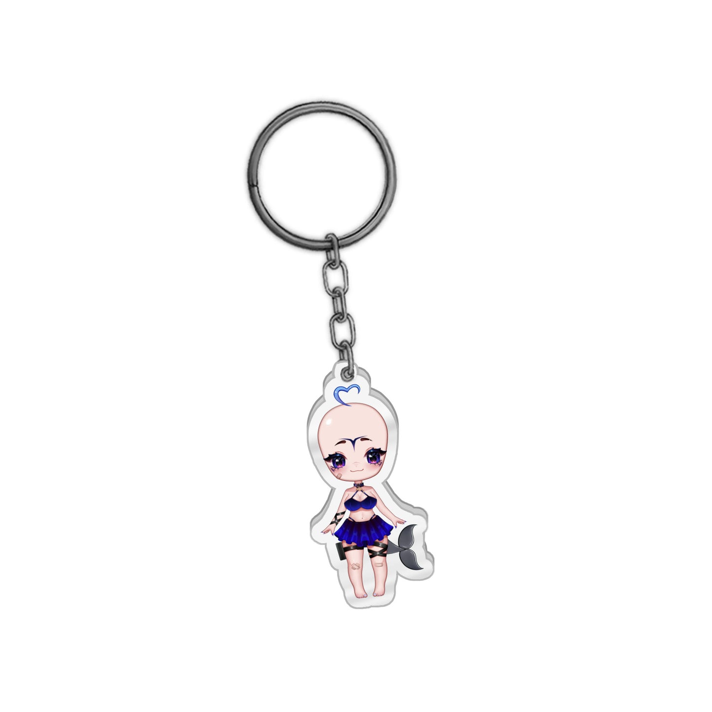 CuteDelfi "Bald" Keychain