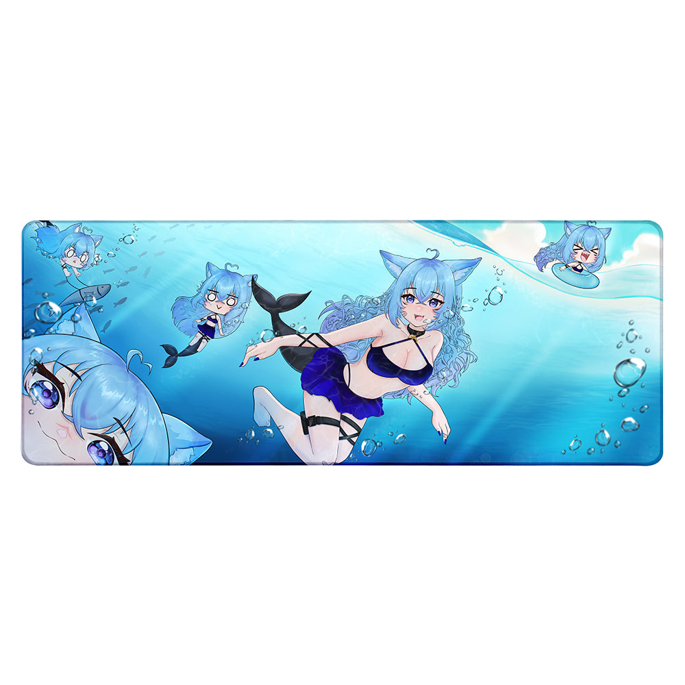 CuteDelfi "Below the Waves" XL Mousepad