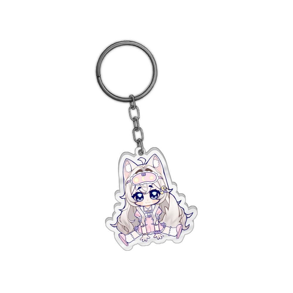 Cweamcat Chibi Sit Keychain