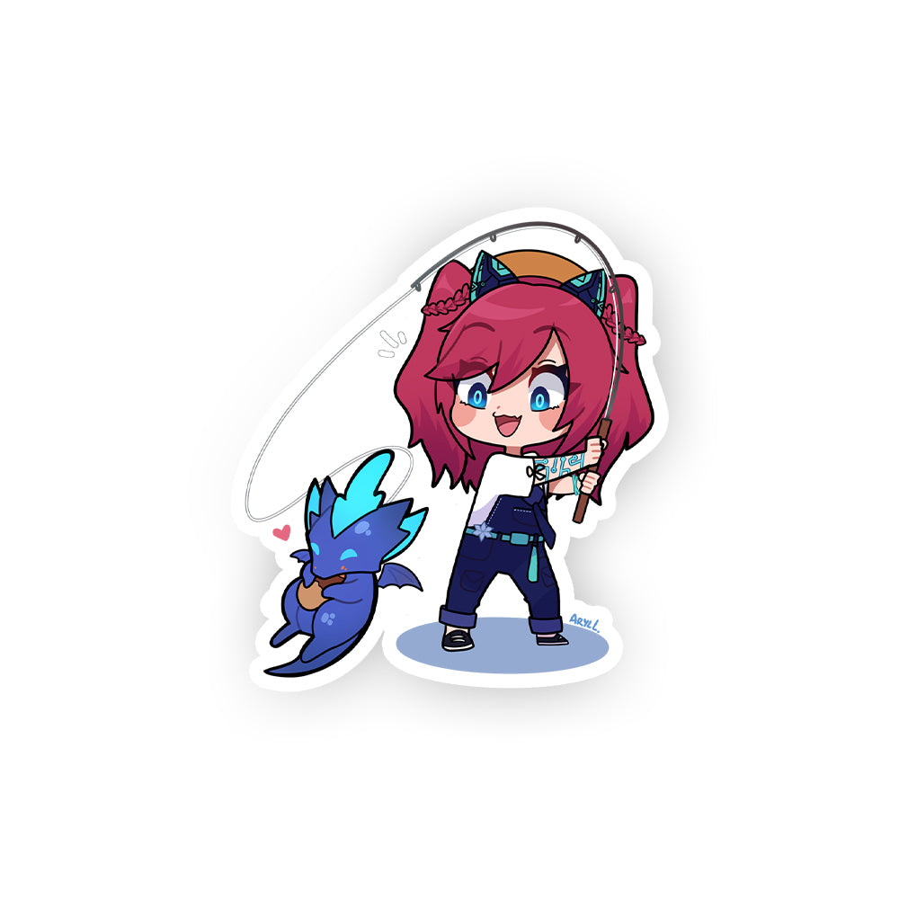 DaphShoo 'Fish' Sticker