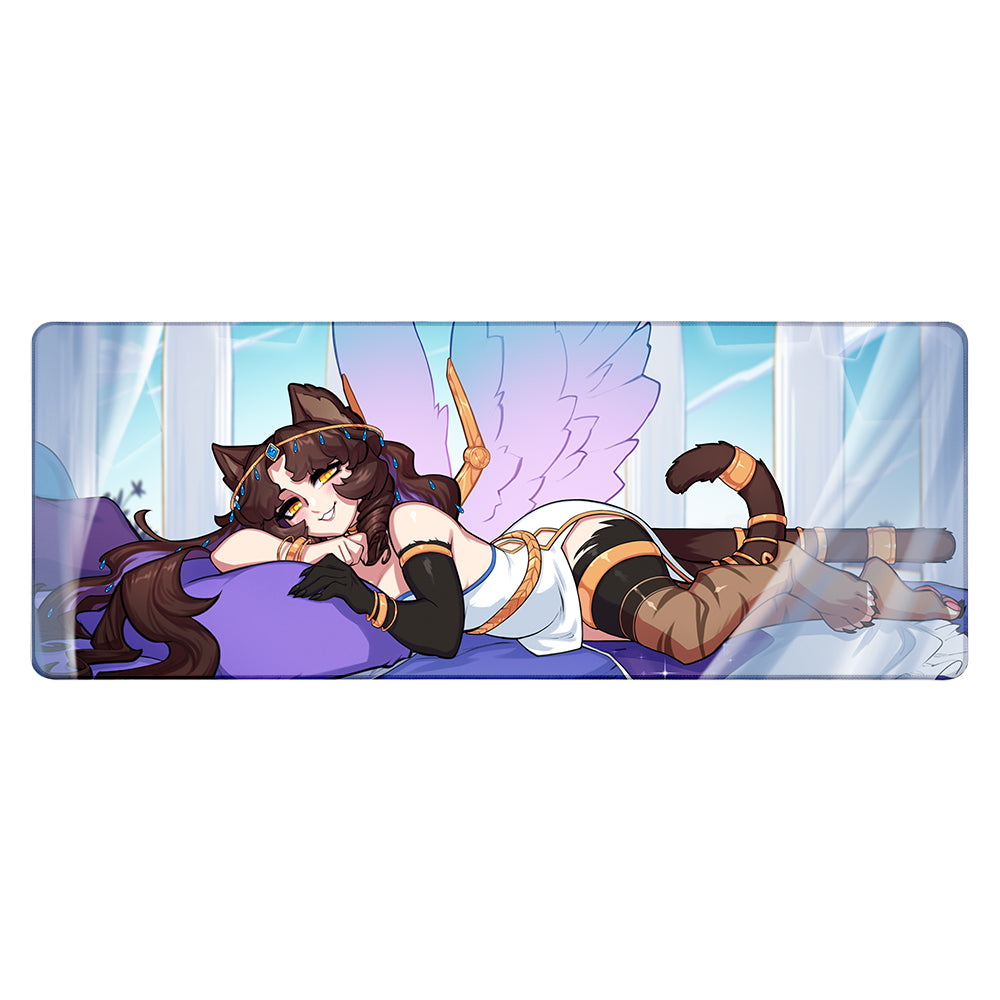 Dee_the_Sphinx Lounging Goddess XL Mousepad