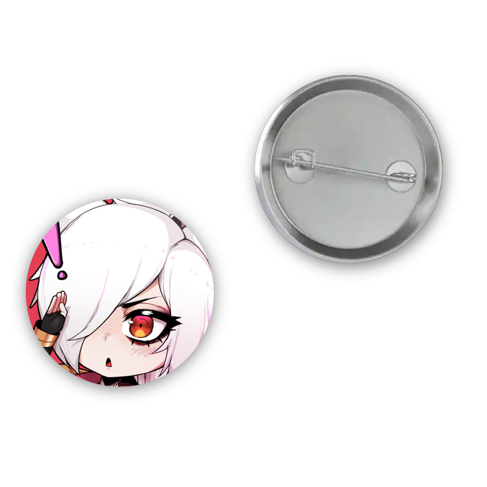 Discordia At Attention Button Pin