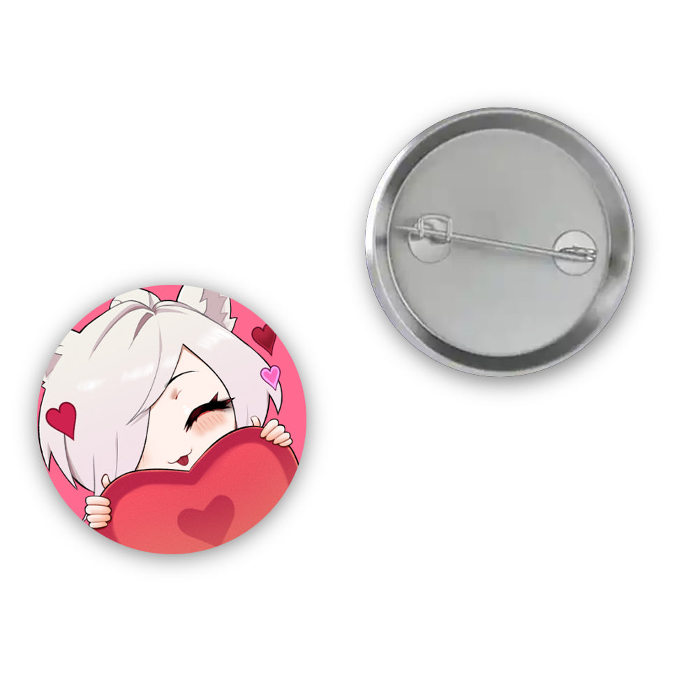 Discordia Hearts Button Pin