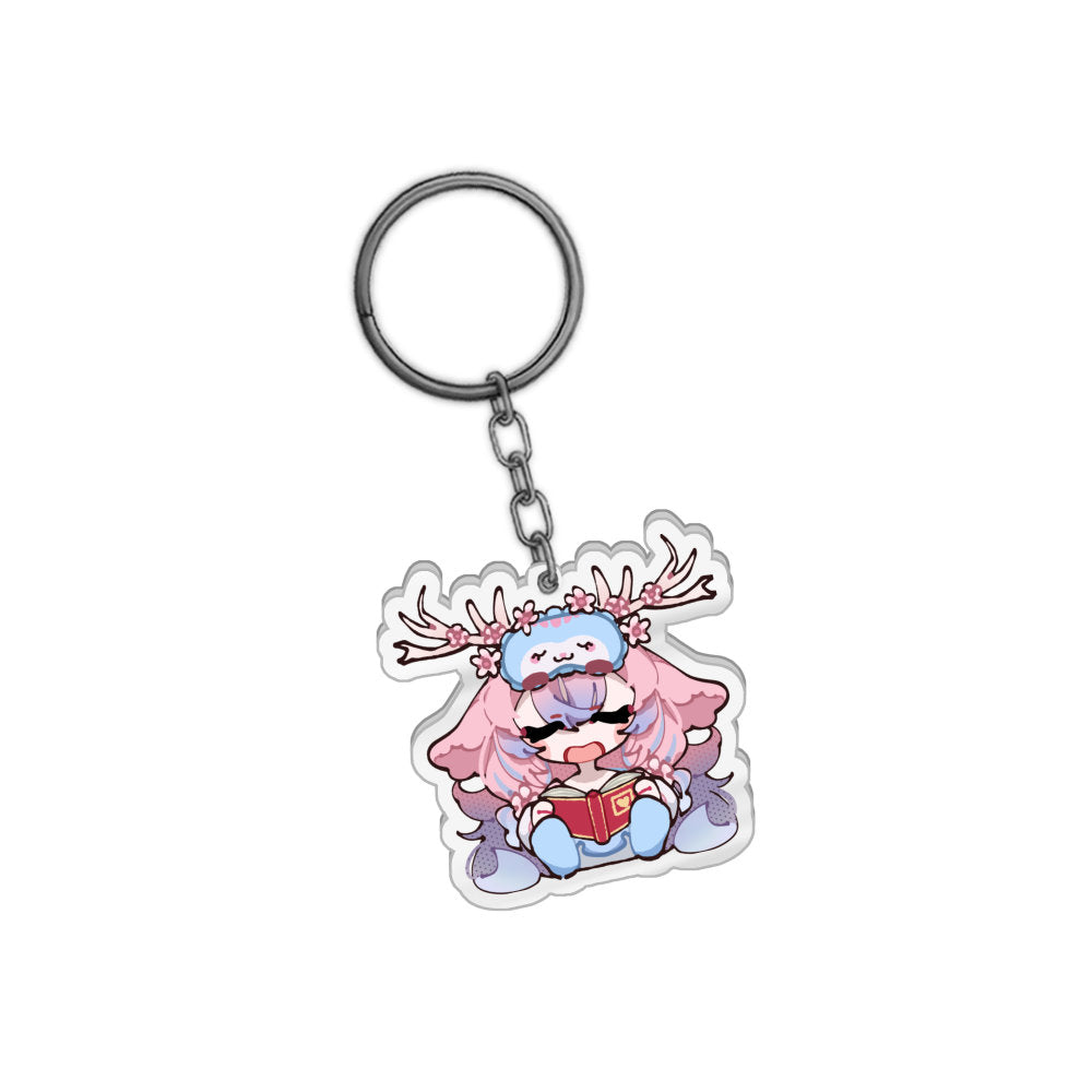 EggieWeggie Sleepy Reading Keychain