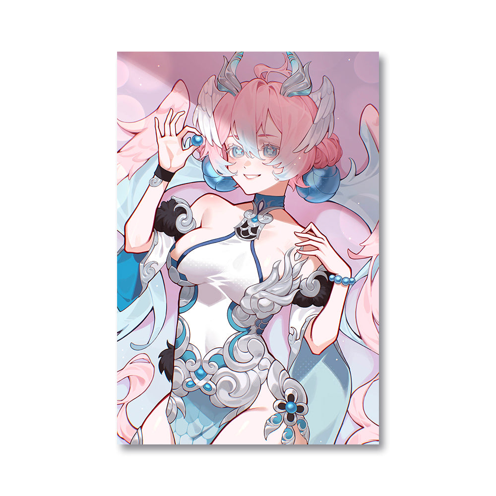 EggieWeggie Blue Pearl Poster