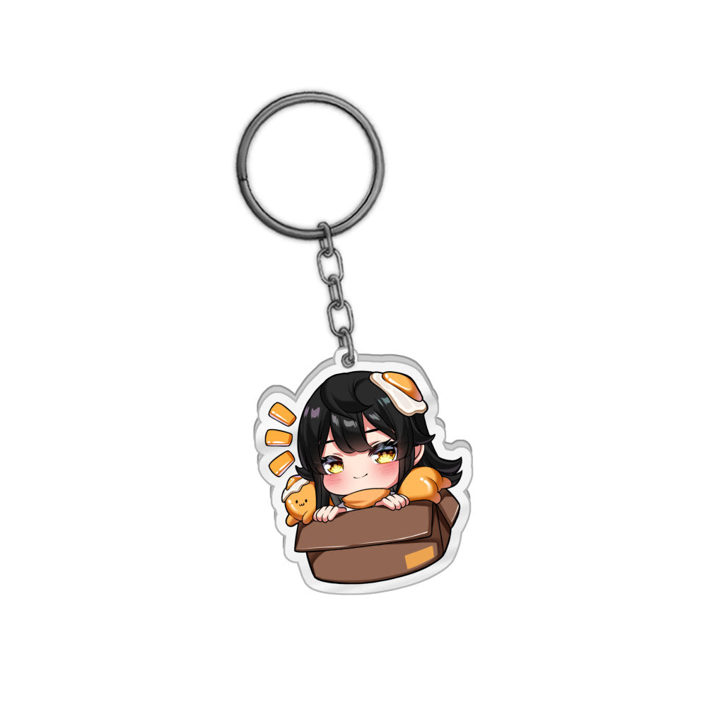 EggyTamagoki Breakfast To-Go Keychain