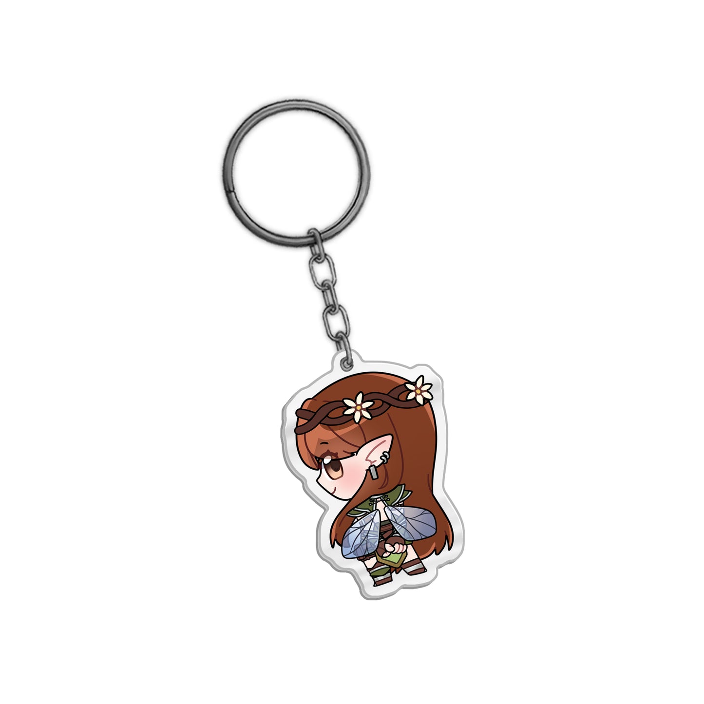 Elarene Peridot "Elven Gaze" Keychain