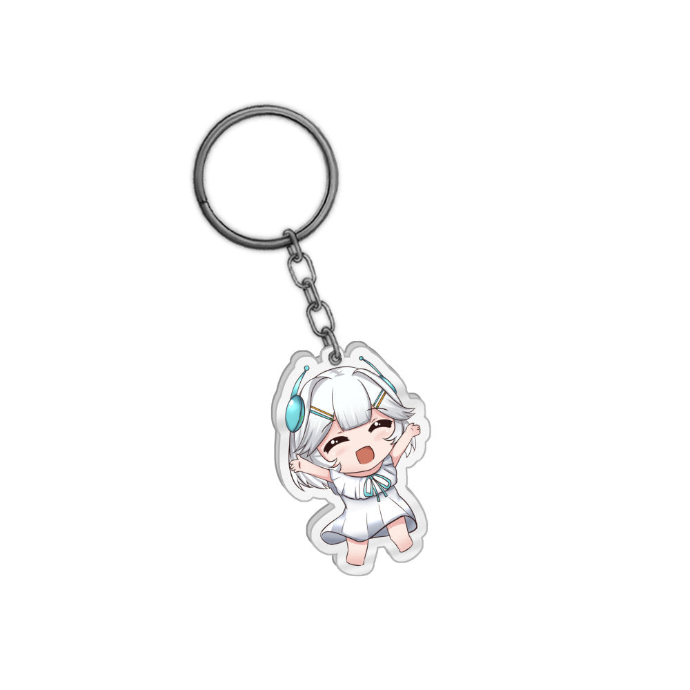 Ellie_Minibot Excited Chibi Keychain