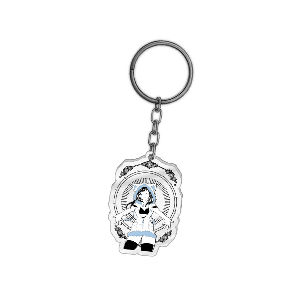 Feefee Snow Glow Keychain