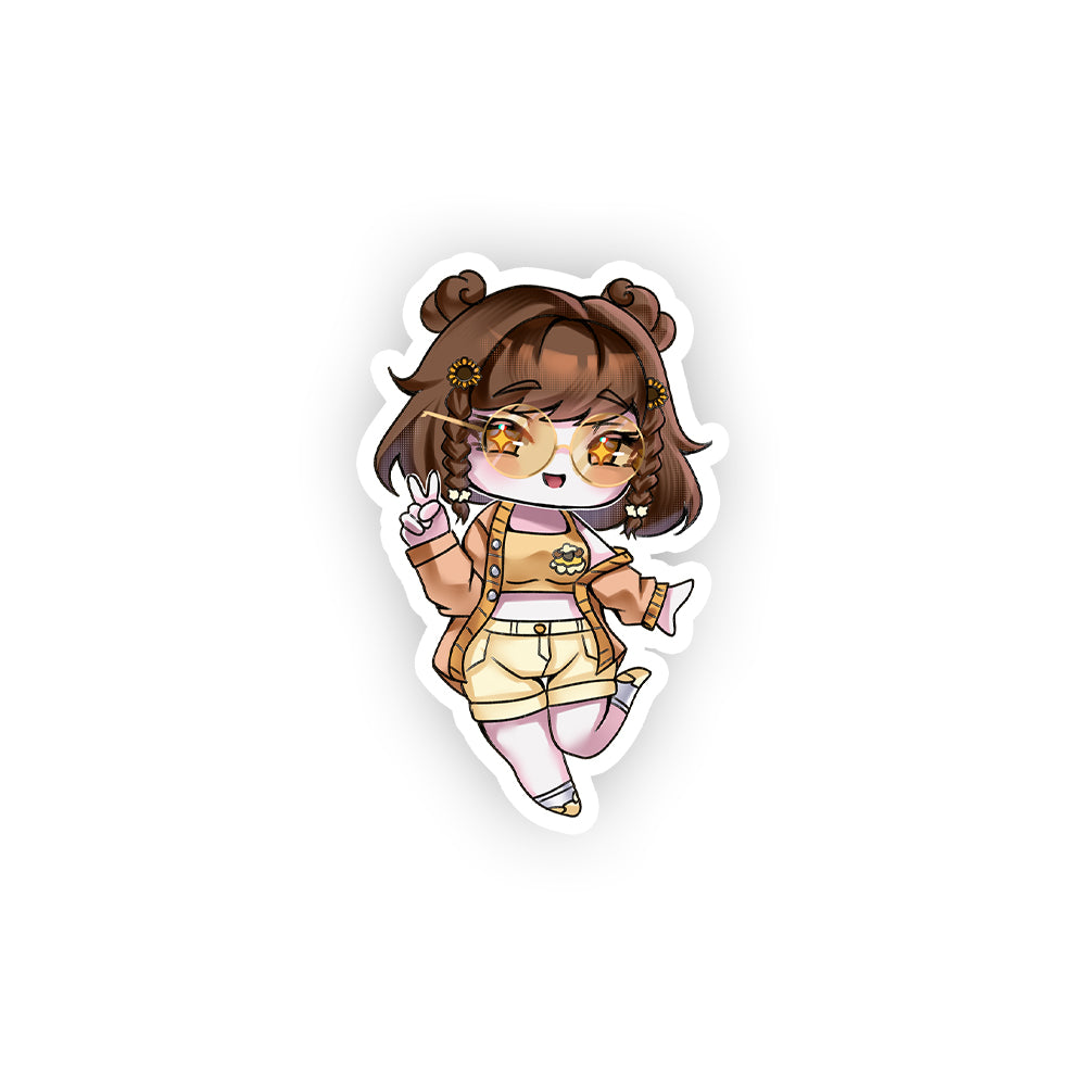 GlassesJournal Peace Sticker