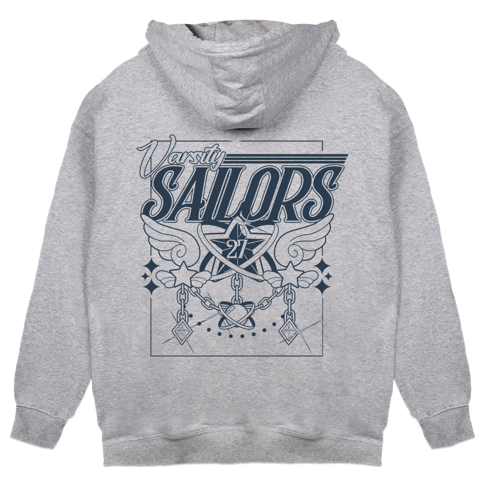 Vioncii Varsity Sailors Hoodie (Heather/Blue) – UwU Market