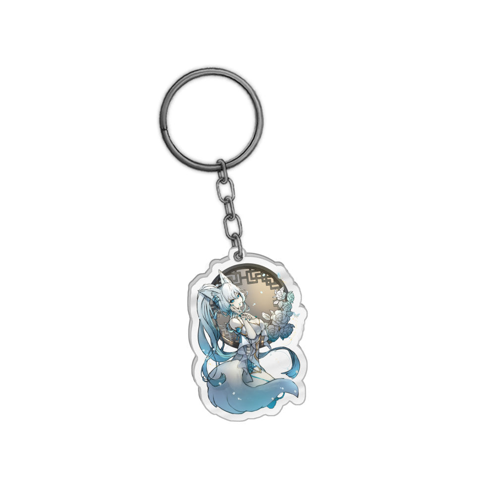 HebeCelene Moon Fox Keychain