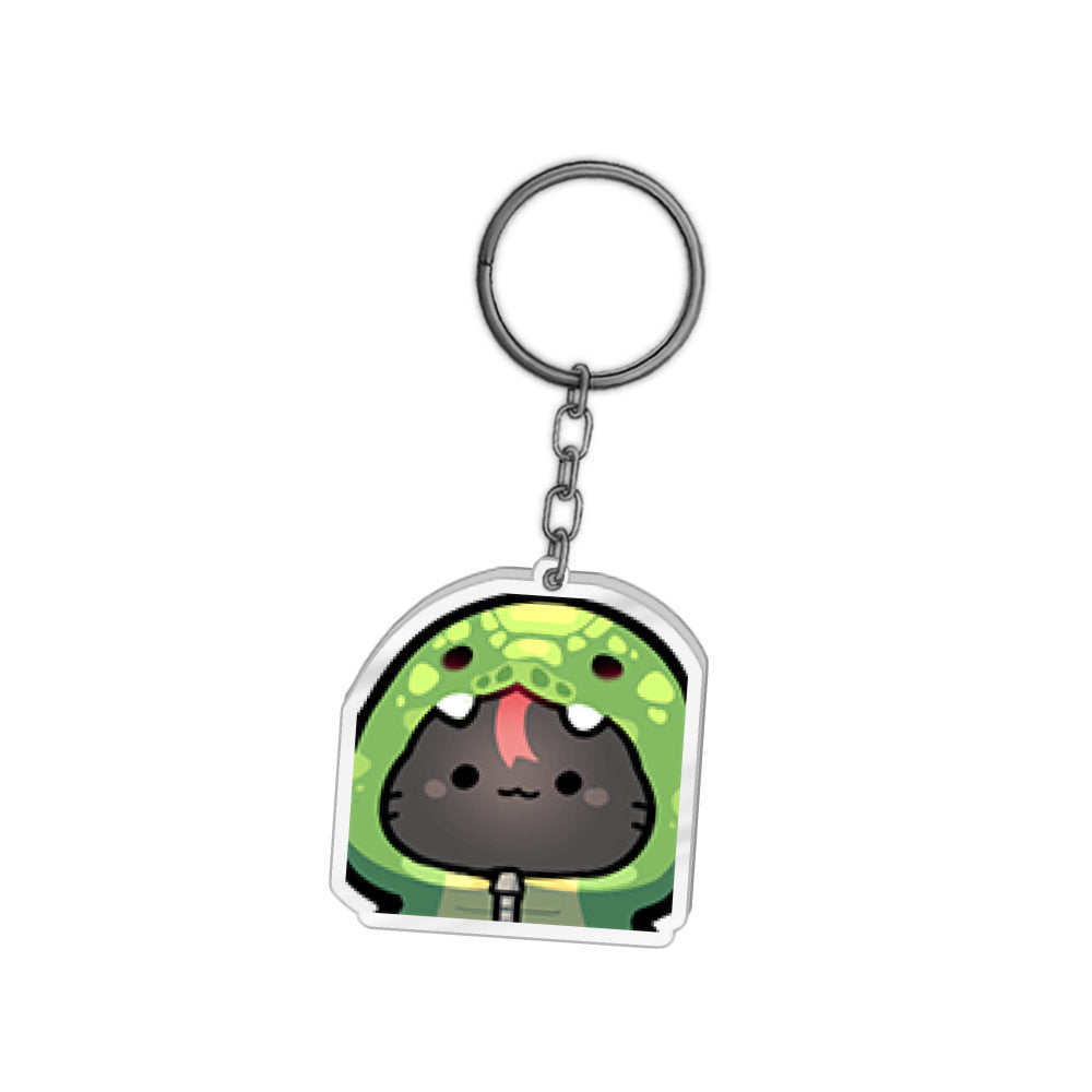 Hexella Low Res Snek Keychain