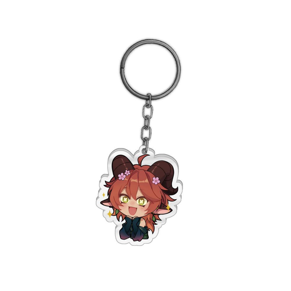 HeySolvae Excited Keychain