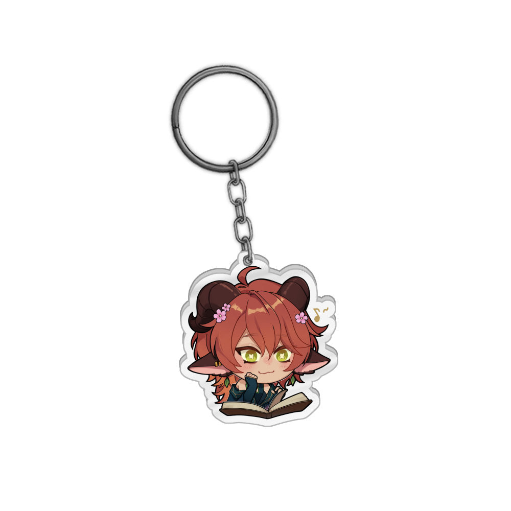 HeySolvae Bookworm Keychain