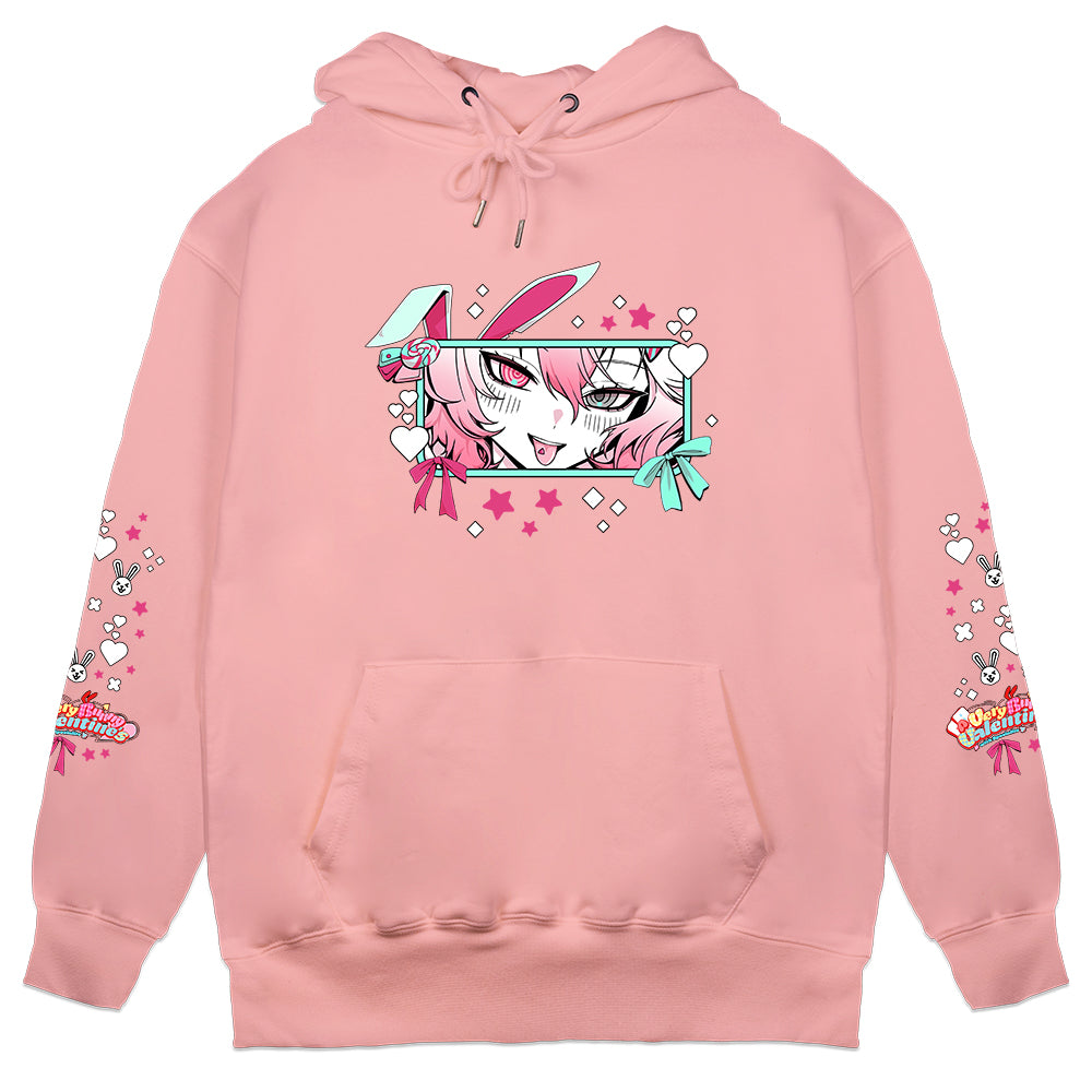 Hysteria.EVE "Very Bunny Valentine's" Hoodie - Pink