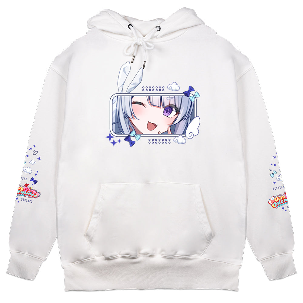 Utahime Mochizuki "Very Bunny Valentine's" Hoodie - White