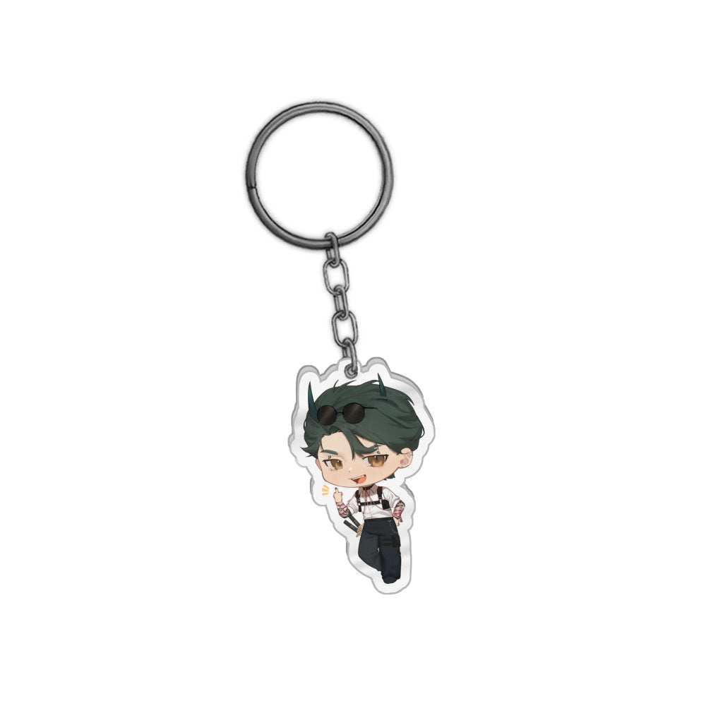 Hyaku Flip the Bird Keychain
