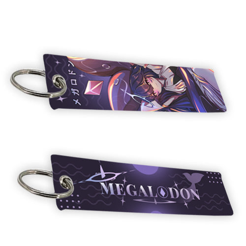 MegalodonVT Shark Jet Tag Keychain