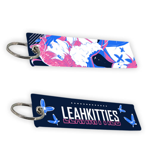 Leahkitties Nekomata Jet Tag Keychain