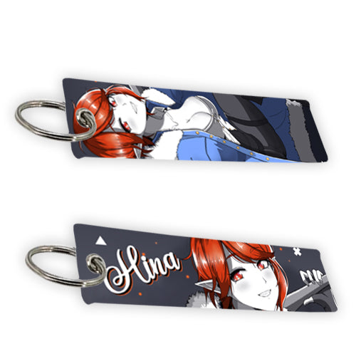 HinaBoBina Jet Tag Keychain