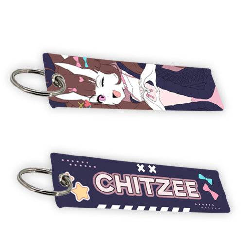 Chitzee Heart Hand Jet Tag