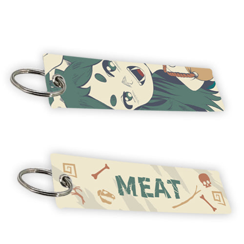 Meat FUN Jet Tag Keychain