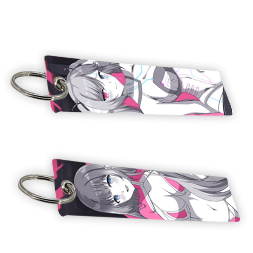 Aleta Double Trouble Jet Tag Keychain