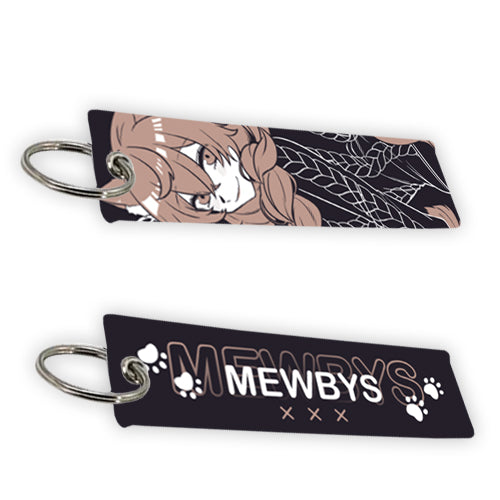 Mewbys Jet Tag Keychain