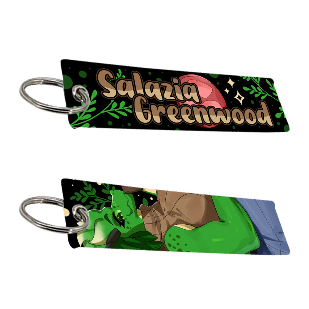 Salazia Greenwood 'Tea Time' Jet Tag