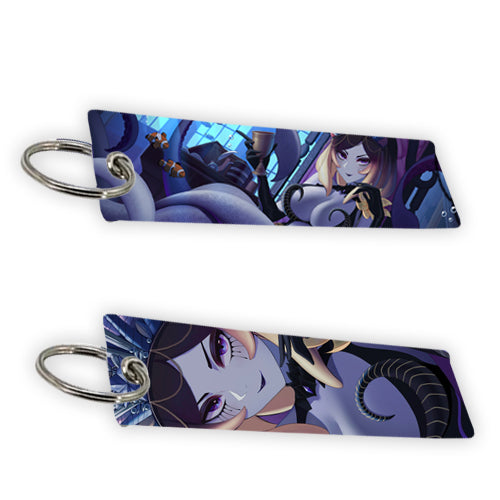 Marina Sea Queen Jet Tag Keychain