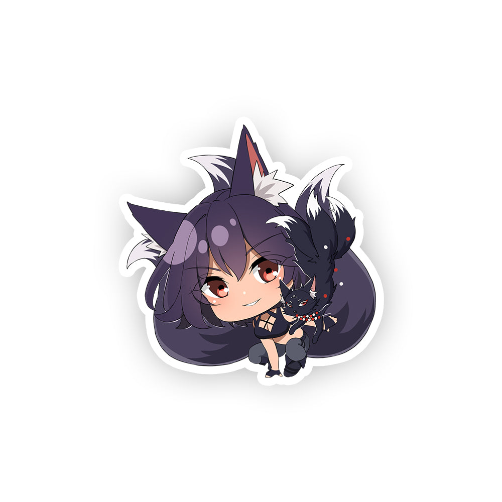 Kameko Kuromori "Chibi Assassin" Sticker
