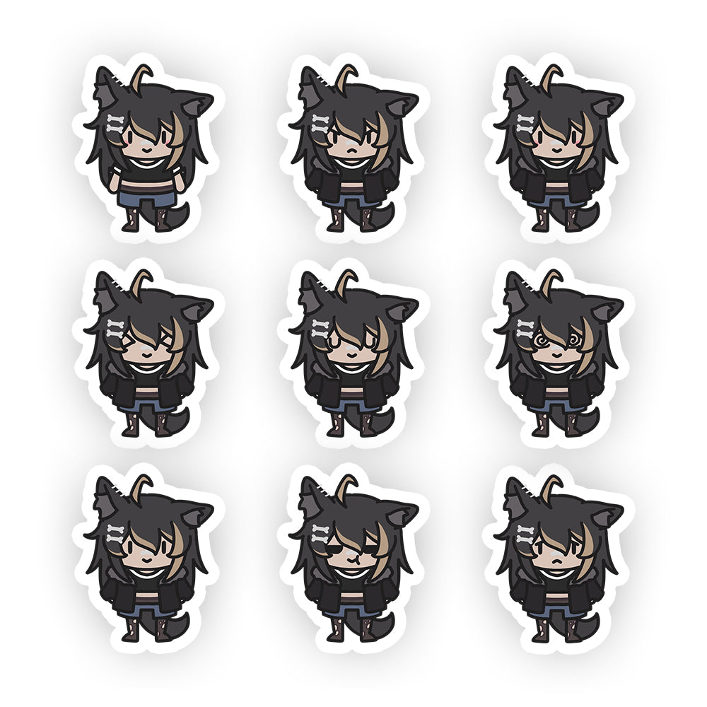 Kamiko Kana "Emotes" Sticker Pack