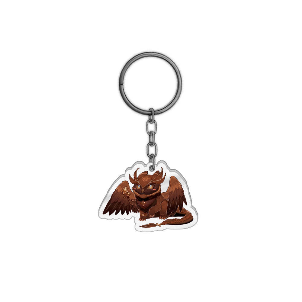 Kavalliere Golden Owl Keychain
