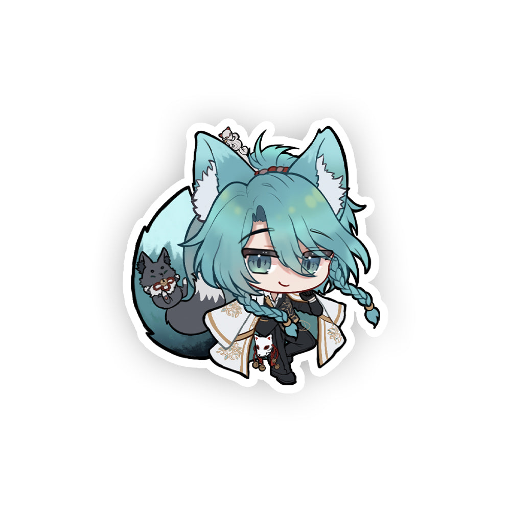 KazuKitsu Chibi Smile Sticker