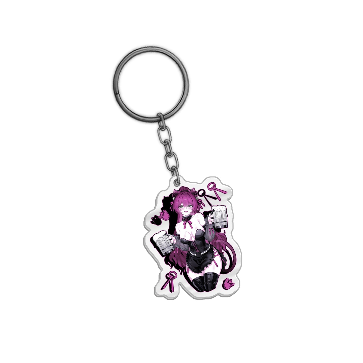 Keeyokai 'Barmaid' Keychain
