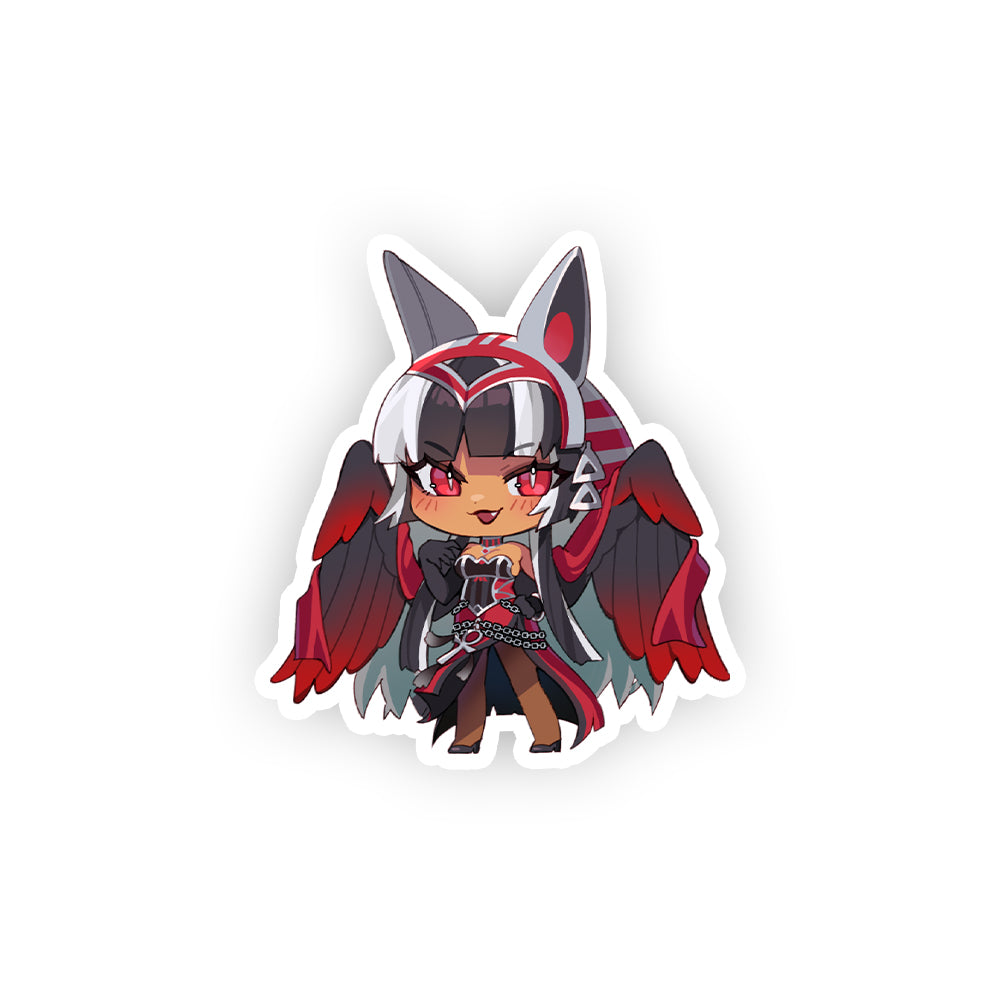 KelliSiren Anubis Chibi Sticker