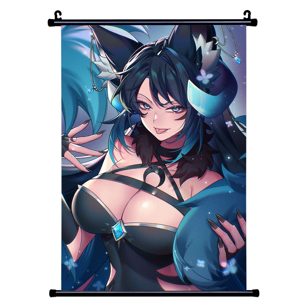 Kitsukami Moonvale "Demon of Fate" Wallscroll