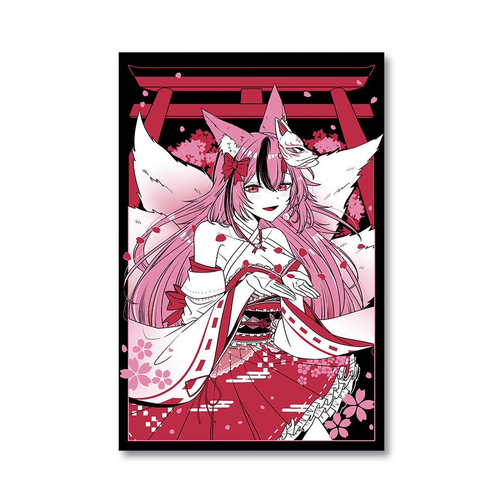 KitsuSamurai Tori Gate Poster